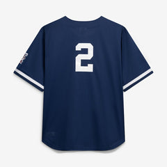 Derek Jeter New York Yankees Mitchell & Ness Cooperstown Collection Mesh Batting Practice Button-Up Jersey Outlet