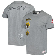 Boston Bruins Mitchell & Ness City Collection T-Shirt - Heather Gray | NHL online