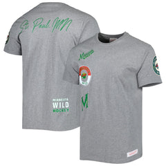 Minnesota Wild Mitchell & Ness City Collection T-Shirt - Heather Gray | NHL near me