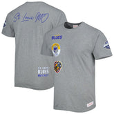 St. Louis Blues Mitchell & Ness City Collection T-Shirt - Heather Gray | NHL discount