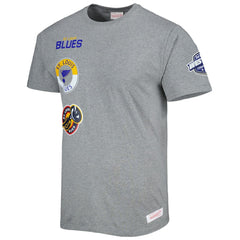 St. Louis Blues Mitchell & Ness City Collection T-Shirt - Heather Gray | NHL discount