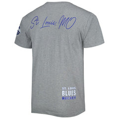 St. Louis Blues Mitchell & Ness City Collection T-Shirt - Heather Gray | NHL discount