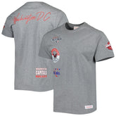 Washington Capitals Mitchell & Ness City Collection T-Shirt - Heather Gray | NHL Lifestyle