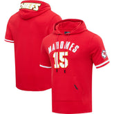 Patrick Mahomes Kansas City Chiefs Pro Standard Player Name & Number Hoodie T-Shirt - Red - NFL