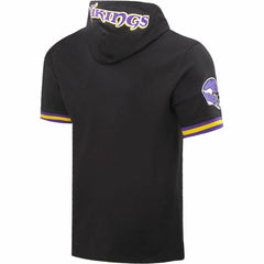 Justin Jefferson Minnesota Vikings Pro Standard Player Name & Number Hoodie T-Shirt - Black - NFL