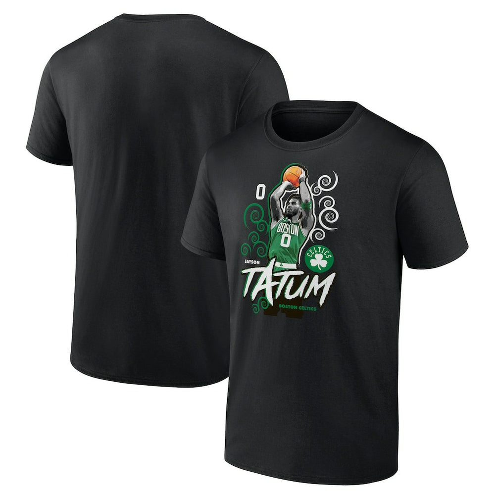 Jayson Tatum Boston Celtics Competitor T-Shirt Black