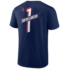 Zion Williamson New Orleans Pelicans Full-Court Press Name & Number T-Shirt Navy