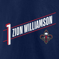 Zion Williamson New Orleans Pelicans Full-Court Press Name & Number T-Shirt Navy