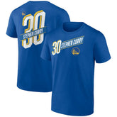 Stephen Curry Golden State Warriors Full-Court Press Name & Number T-Shirt Royal