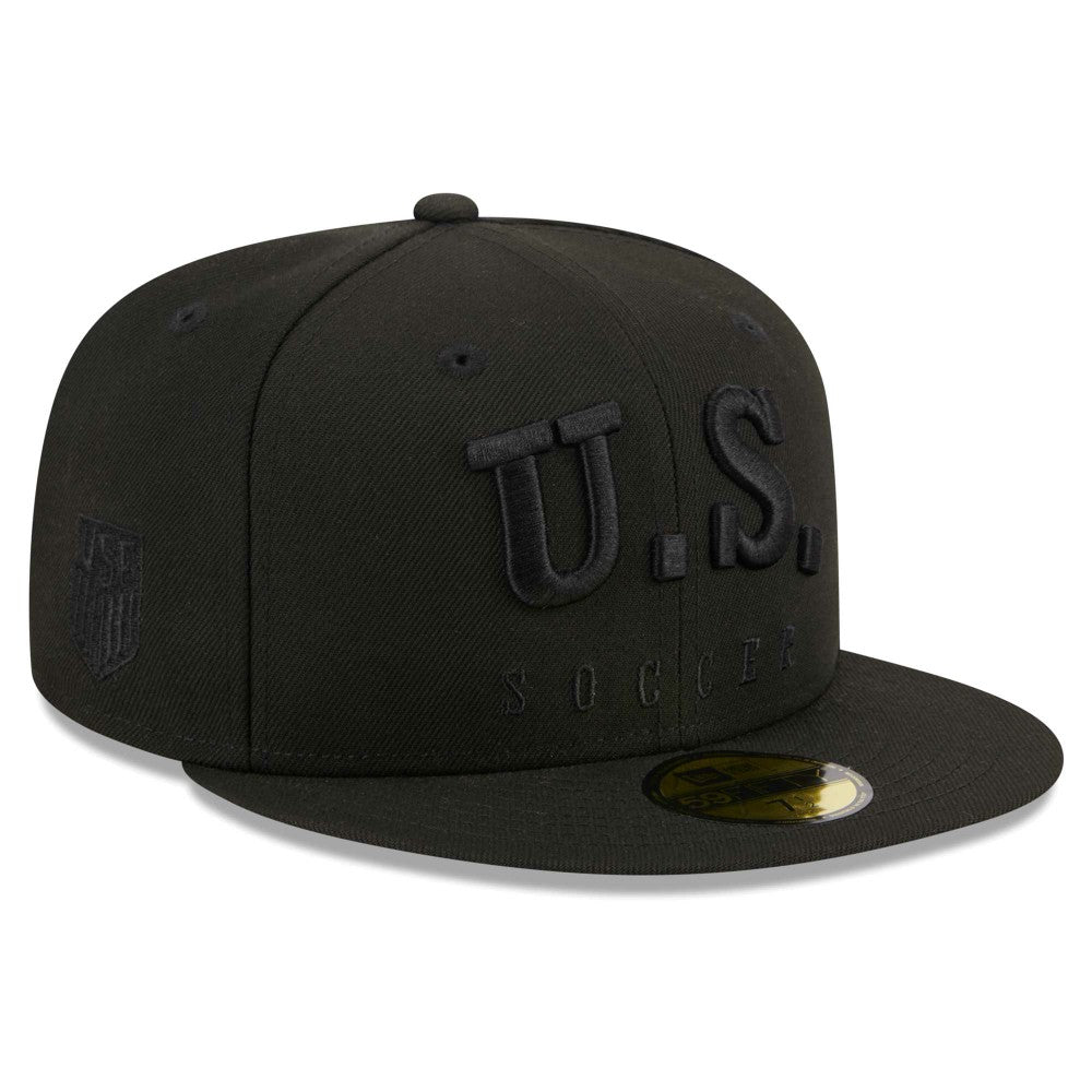 New Era - USMNT New Era Text 59FIFTY Fitted Hat - Black