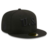 New Era - USMNT New Era Text 59FIFTY Fitted Hat - Black