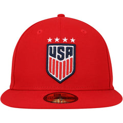 New Era - USWNT New Era Team Basic 59FIFTY Fitted Hat - Red