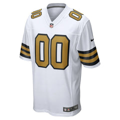 New Orleans Saints Alternate Custom Game Jersey - White - Nike