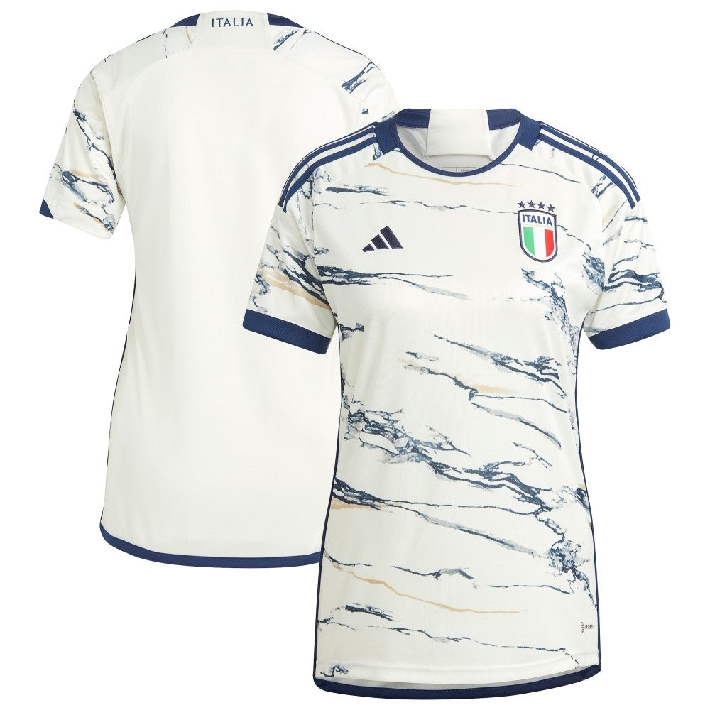Adidas - Italy National Team Women's 2023 Away Replica Jersey - White