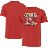 San Francisco 49ers '47 Faithful to the Bay Regional Franklin T-Shirt - Scarlet - 47 brand