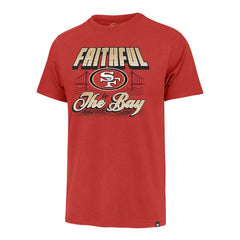 San Francisco 49ers '47 Faithful to the Bay Regional Franklin T-Shirt - Scarlet - 47 brand