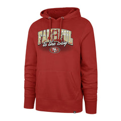 San Francisco 49ers '47 Regional Headline Pullover Hoodie - Scarlet - 47 brand