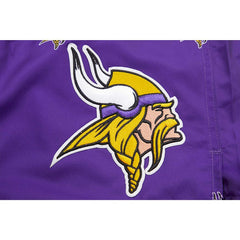 Minnesota Vikings Pro Standard Allover Print Mini Logo Shorts - Purple - NFL