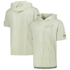 Buffalo Bills Pro Standard Neutrals Short Sleeve Pullover Hoodie - Light Green - NFL