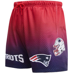 New England Patriots Pro Standard Ombre Mesh Shorts - Navy/Red - NFL
