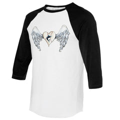 Miami Marlins Tiny Turnip Women's Angel Wings 3/4-Sleeve Raglan T-Shirt Near Me