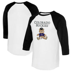 Colorado Rockies Tiny Turnip Women's Teddy Boy 3/4-Sleeve Raglan T-Shirt Online