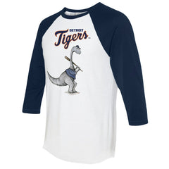 Detroit Tigers Tiny Turnip Women's Bronto 3/4-Sleeve Raglan T-Shirt Outlet
