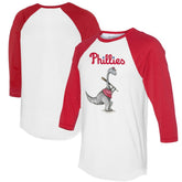 Philadelphia Phillies Tiny Turnip Women's Bronto 3/4-Sleeve Raglan T-Shirt Outlet