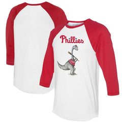 Philadelphia Phillies Tiny Turnip Women's Bronto 3/4-Sleeve Raglan T-Shirt Outlet