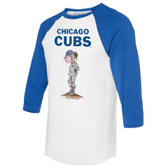 Chicago Cubs Tiny Turnip Women's Bubbles 3/4-Sleeve Raglan T-Shirt Online