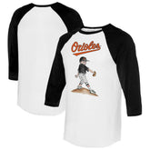 Baltimore Orioles Tiny Turnip Women's Clemente 3/4-Sleeve Raglan T-Shirt Online
