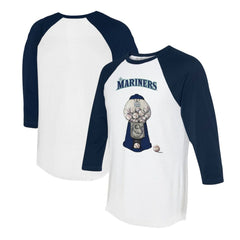 Seattle Mariners Tiny Turnip Women's Gumball Machine 3/4-Sleeve Raglan T-Shirt for sale