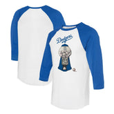 Los Angeles Dodgers Tiny Turnip Women's Gumball Machine 3/4-Sleeve Raglan T-Shirt Online