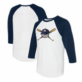 Houston Astros Tiny Turnip Women's Hat Crossbats 3/4-Sleeve Raglan T-Shirt Discount
