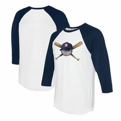 Houston Astros Tiny Turnip Women's Hat Crossbats 3/4-Sleeve Raglan T-Shirt Discount