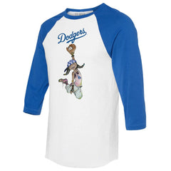 Los Angeles Dodgers Tiny Turnip Women's Jada 3/4-Sleeve Raglan T-Shirt Near Me