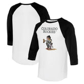Colorado Rockies Tiny Turnip Women's Kate 3/4-Sleeve Raglan T-Shirt Near Me