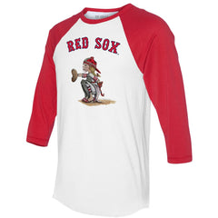 Boston Red Sox Tiny Turnip Women's Kate 3/4-Sleeve Raglan T-Shirt Online