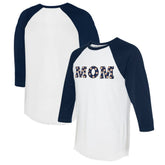 Houston Astros Tiny Turnip Women's Logo Mom 3/4-Sleeve Raglan T-Shirt Sale