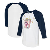 Washington Nationals Tiny Turnip Women's Popcorn 3/4-Sleeve Raglan T-Shirt Outlet