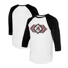 Arizona Diamondbacks Tiny Turnip Women's Prism Arrows 3/4-Sleeve Raglan T-Shirt for sale