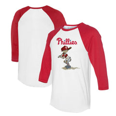 Philadelphia Phillies Tiny Turnip Women's Slugger 3/4-Sleeve Raglan T-Shirt Online
