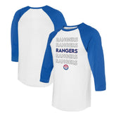 Texas Rangers Tiny Turnip Unisex Stacked 3/4-Sleeve Raglan T-Shirt Near Me