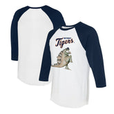 Detroit Tigers Tiny Turnip Unisex Stega 3/4-Sleeve Raglan T-Shirt for sale