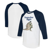 Tampa Bay Rays Tiny Turnip Unisex Stega 3/4-Sleeve Raglan T-Shirt Discount