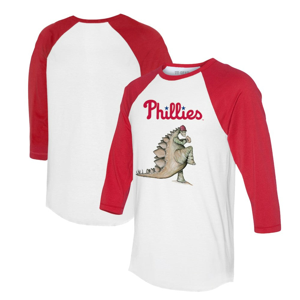 Philadelphia Phillies Tiny Turnip Unisex Stega 3/4-Sleeve Raglan T-Shirt Outlet