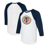 Minnesota Twins Tiny Turnip Unisex Stitched Baseball 3/4-Sleeve Raglan T-Shirt for sale