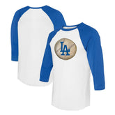 Los Angeles Dodgers Tiny Turnip Unisex Stitched Baseball 3/4-Sleeve Raglan T-Shirt for sale