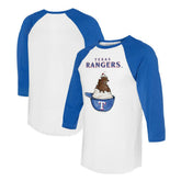 Texas Rangers Tiny Turnip Unisex Sundae Helmet 3/4-Sleeve Raglan T-Shirt Discount