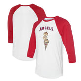 Los Angeles Angels Tiny Turnip Unisex Triple Scoop 3/4-Sleeve Raglan T-Shirt Outlet